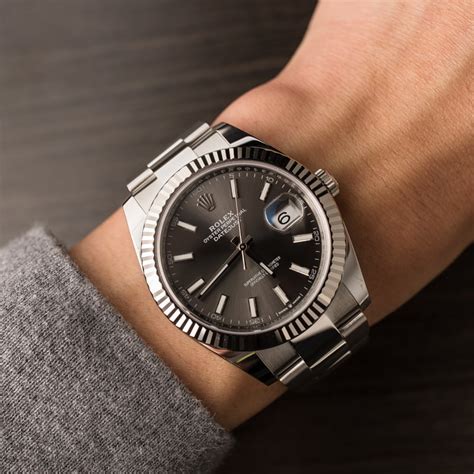 rolex datejust 41 rhodium used|rolex datejust 41 price.